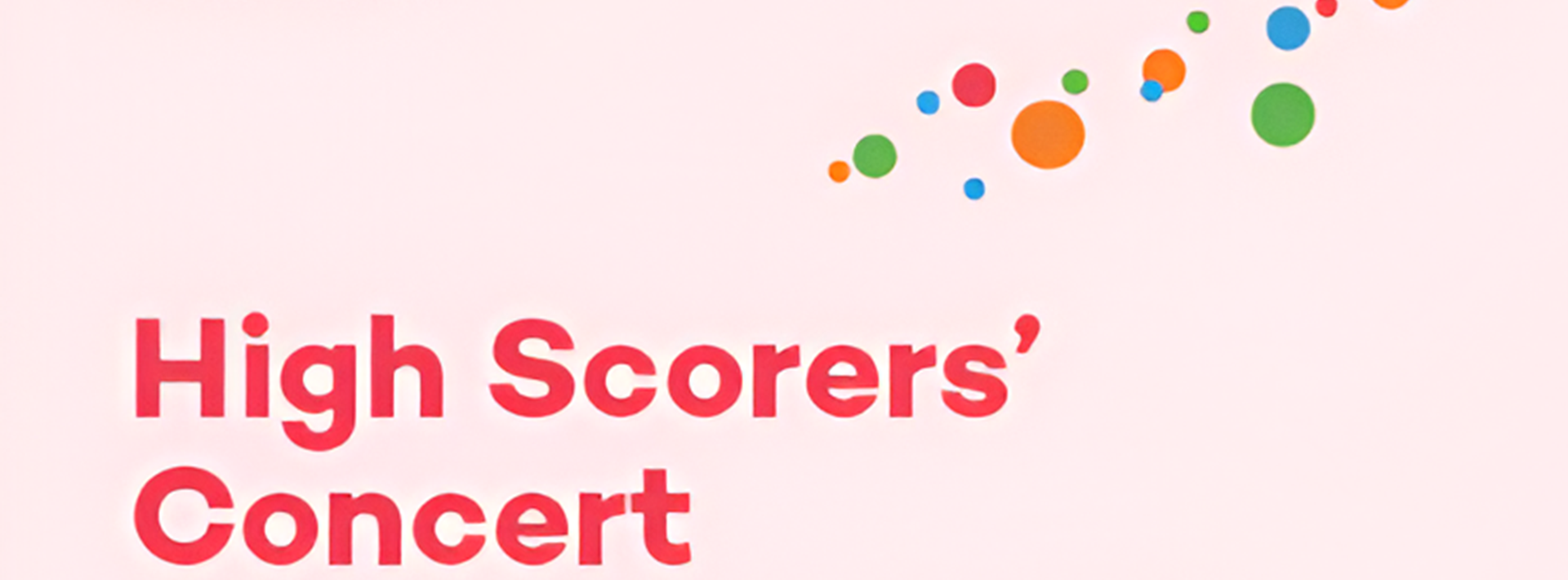 Walsall Music Education Service presents High Scorer’s Concert