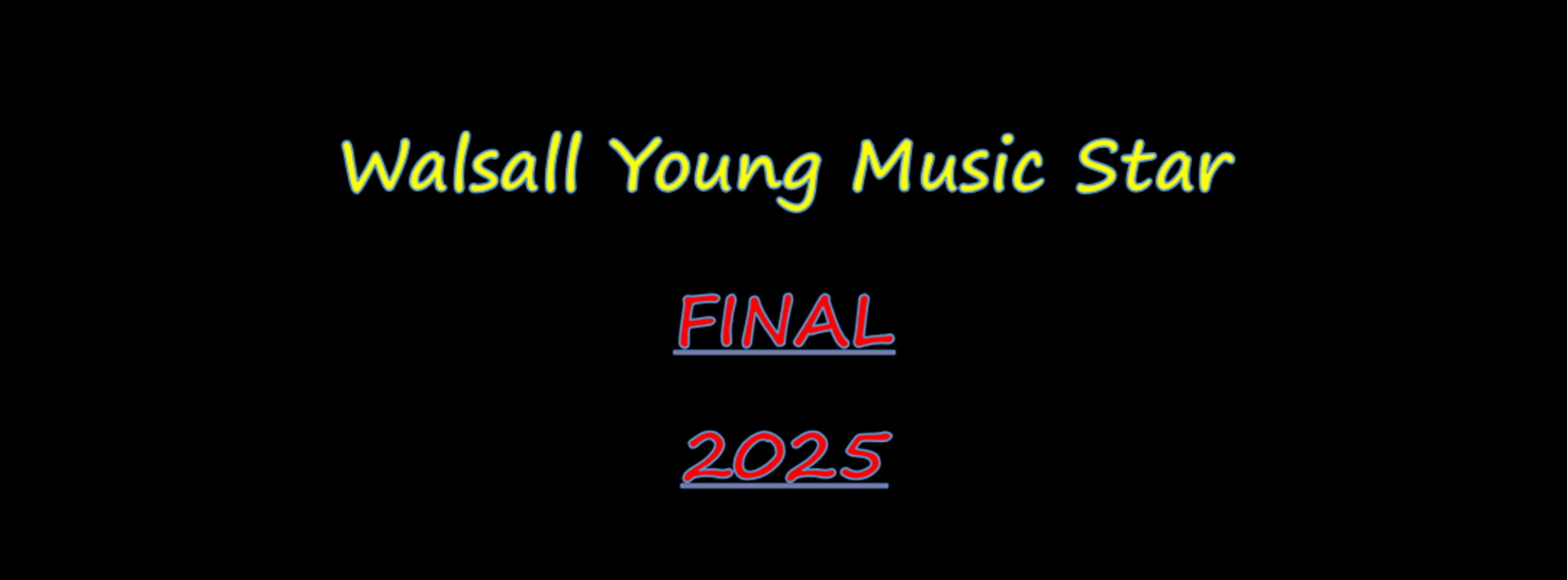 Walsall Young Music Star Final 2025