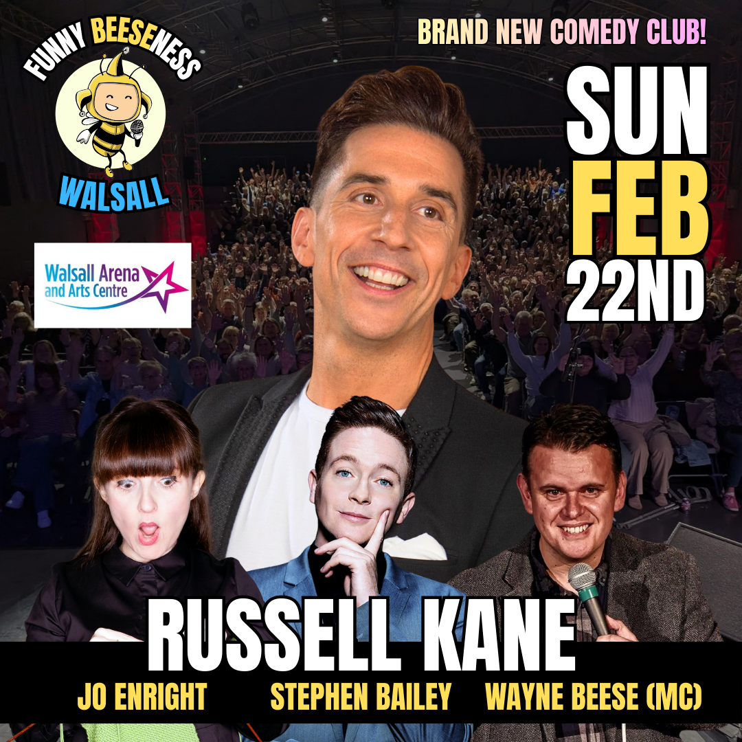 We are delighted to launch a brand new comedy club with our friends at the award-winning Funny Beeseness – and what a line up to kick things off!