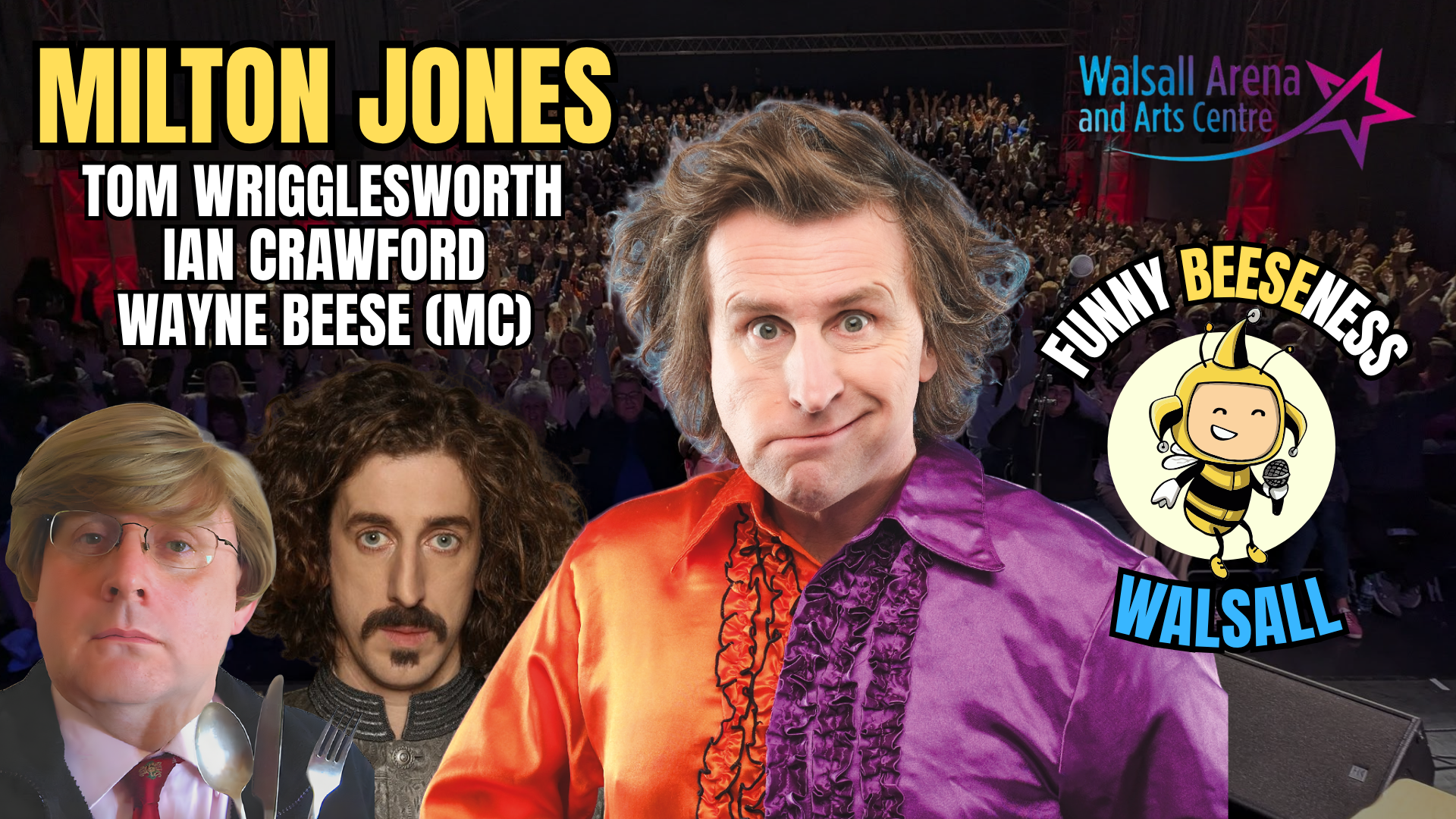 Funny Beeseness comedy night with Milton Jones