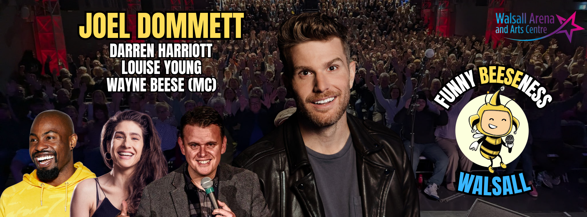 Funny Beeseness comedy night with Joel Dommett